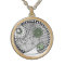 Gold and Green Christmas Necklace Jewelry