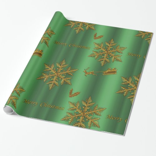 Gold and Green Christmas