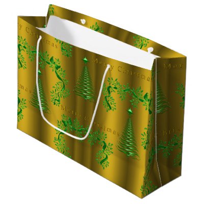 Gold and Green Festive Cheer Christmas
