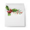 Gold and Holly Lined Envelope Christmas