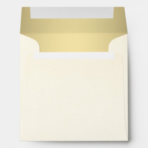 Gold and Ivory Cream Envelope