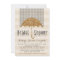 Gold and Ivory Umbrella & Hearts Bridal Shower