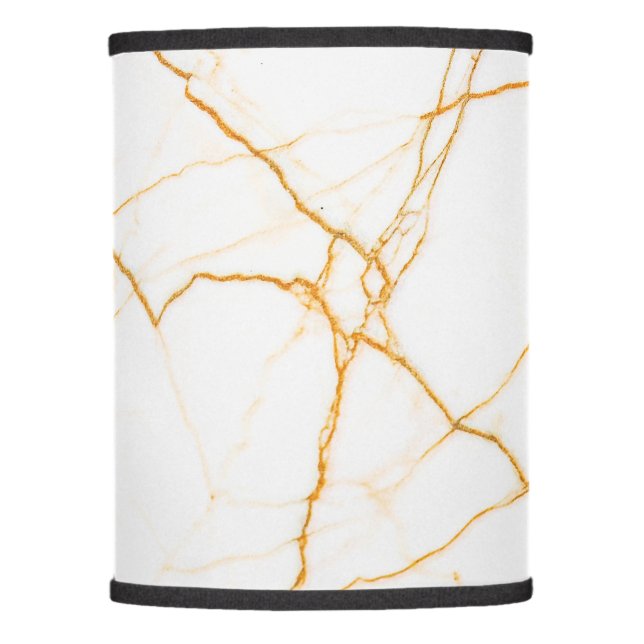 Gold and Marble Lamp Shade (Front)