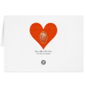 Gold and Orange Vintage Cameo (Back Horizontal)