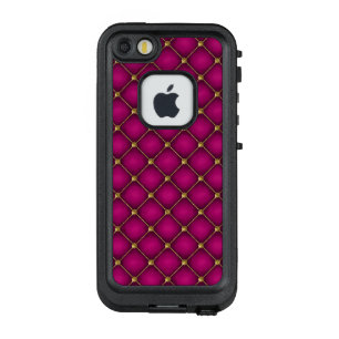Gold and Orchid Tufted LifeProof iPhone 7 Case