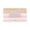 Gold and Pink Baby Shower Diaper Raffle Tickets