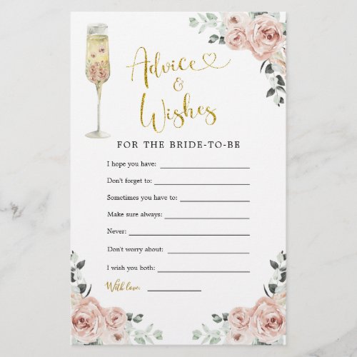 Gold and Pink Dusty Rose Soiree Advice  Wishes