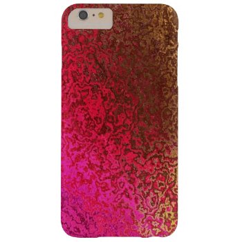 Gold And Pink Shimmer Barely There Iphone 6 Plus Case by theunusual at Zazzle