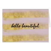 Gold and Pink Stripes (Front Horizontal)