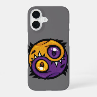 Gold and Purple Yin Yang Dragons iPhone 16 Case