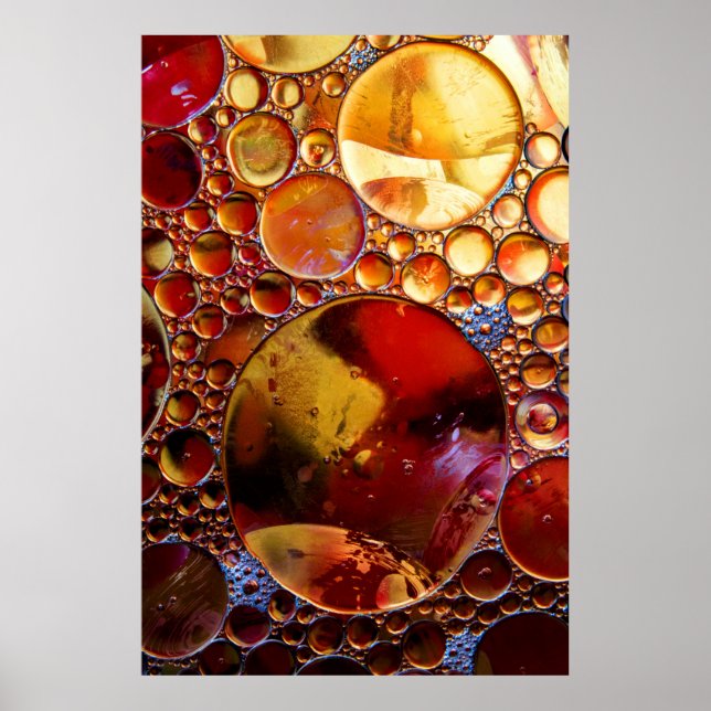 Gold and red dots poster (Front)