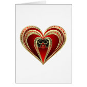 Gold and Red Heart (Front)