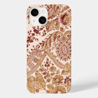 Gold And Red Lace Roses Case-Mate iPhone 14 Case