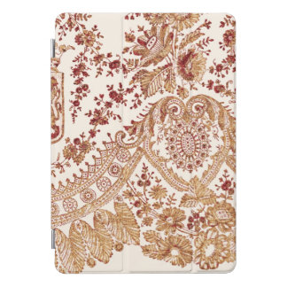 Gold And Red Lace Roses iPad Pro Cover