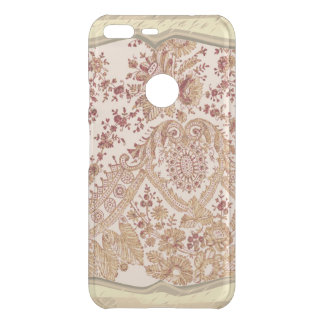 Gold And Red Lace Uncommon Google Pixel XL Case