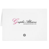 Gold and Red Merry Christmas Cards (Back Horizontal)