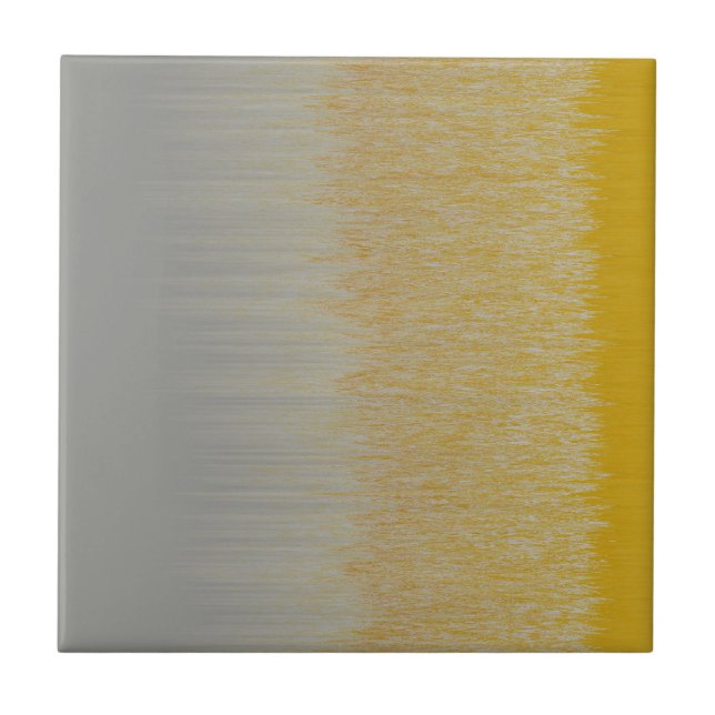 Gold and Silver Assembly Ceramic Tile (Front)