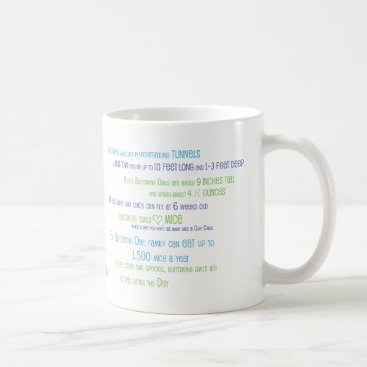 Gold and Silver Burrowing Owl Decor Coffee Mug Gold and Silver Burrowing Owl Decor Coffee Mug