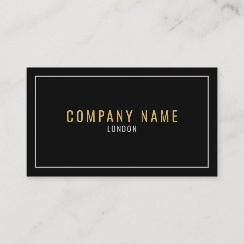 Gold and silver business card