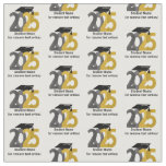 Gold and Silver Class of 2025 Graduation Fabric