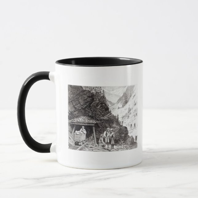 Gold and Silver Mining Mug (Left)