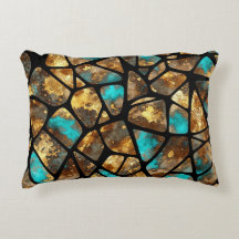 Gold and Turquoise by Natasha Us  