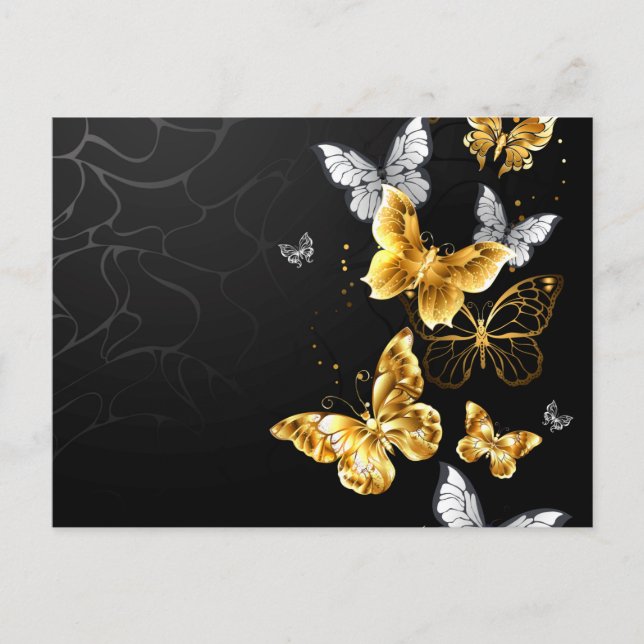 Gold and white butterflies (Front)