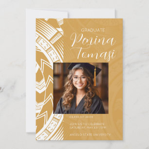 Gold and White Invitation