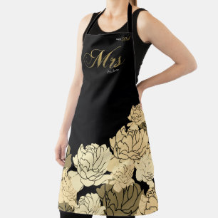 Gold and yellow 50th anniversary apron