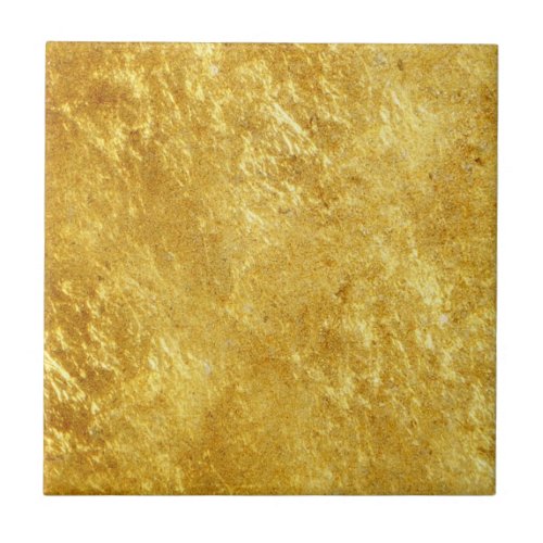 Gold and yellow plated marble pattern tile