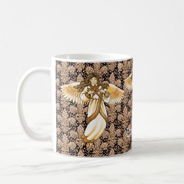 Gold Angel  Coffee Mug (Left)