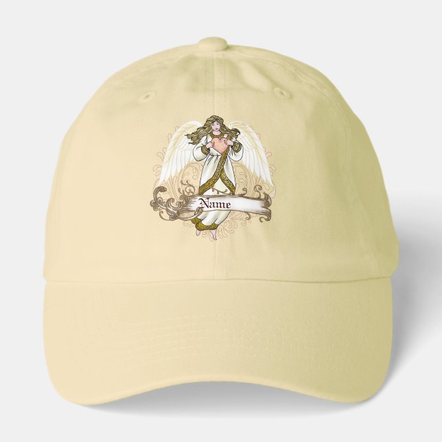 Gold Angel Heart  Hat (Front)