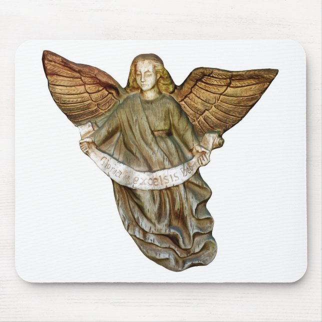 Gold Angel Mouse Pad (Front)