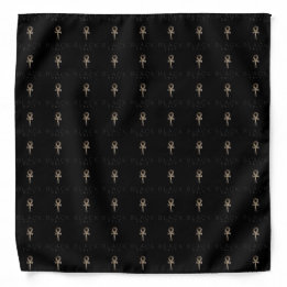 gold ANKH Bandana