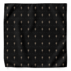 gold ANKH Bandana
