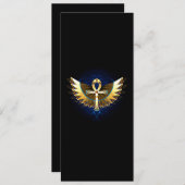 Gold Ankh with Wings (Front/Back)