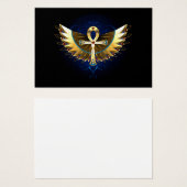 Gold Ankh with Wings (Front & Back)