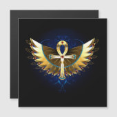 Gold Ankh with Wings (Front/Back)