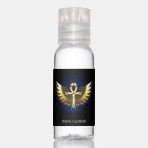 Gold Ankh with Wings Hand Sanitizer