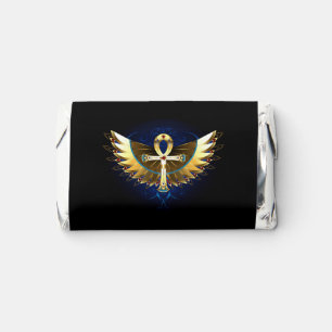 Gold Ankh with Wings Hershey's Miniatures