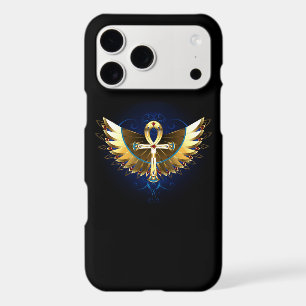 Gold Ankh with Wings iPhone 17 Pro Max Case