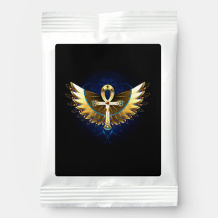 Gold Ankh with Wings Margarita Drink Mix