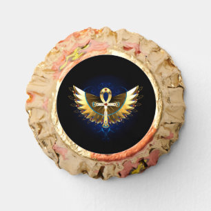 Gold Ankh with Wings Reese's Peanut Butter Cups