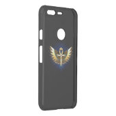 Gold Ankh with Wings Uncommon Google Pixel Case (Back/Right)