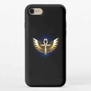 Gold Ankh with Wings iPhone 8/7 Slider Case