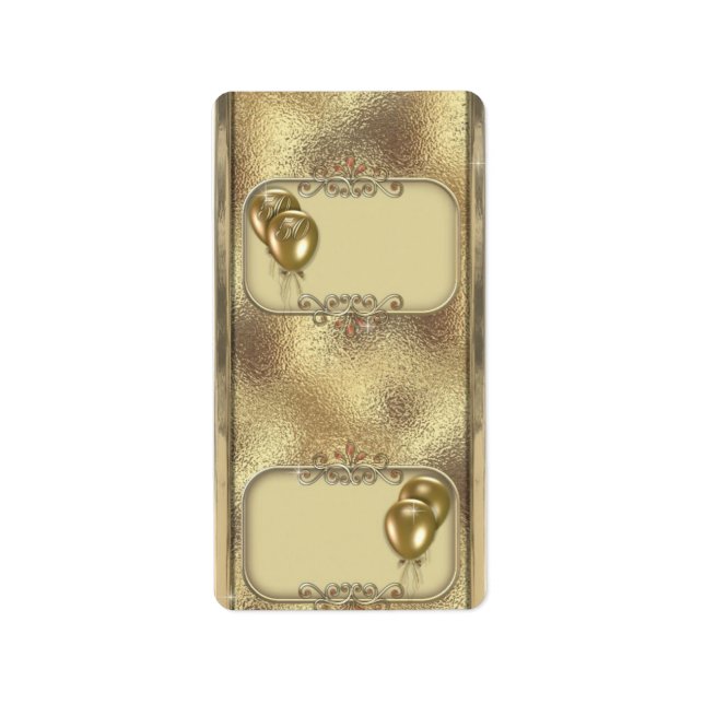 Gold Anniversary Hersheys Miniature Candy bar wrap Label (Front)