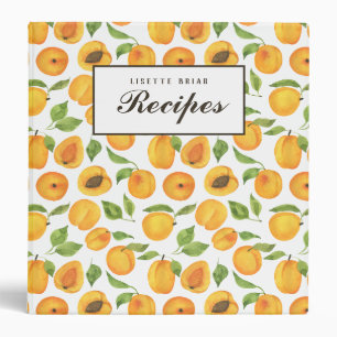 Gold Apricot Recipe Binder