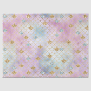 Gold Aqua Glitter Dream Purple Blush Mermaid Tissue Paper