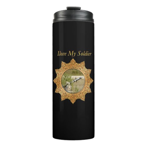 Gold Army anti tank guided missile Thermal Tumbler