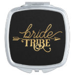 Gold Arrow Bride Tribe Compact Mirror at Zazzle